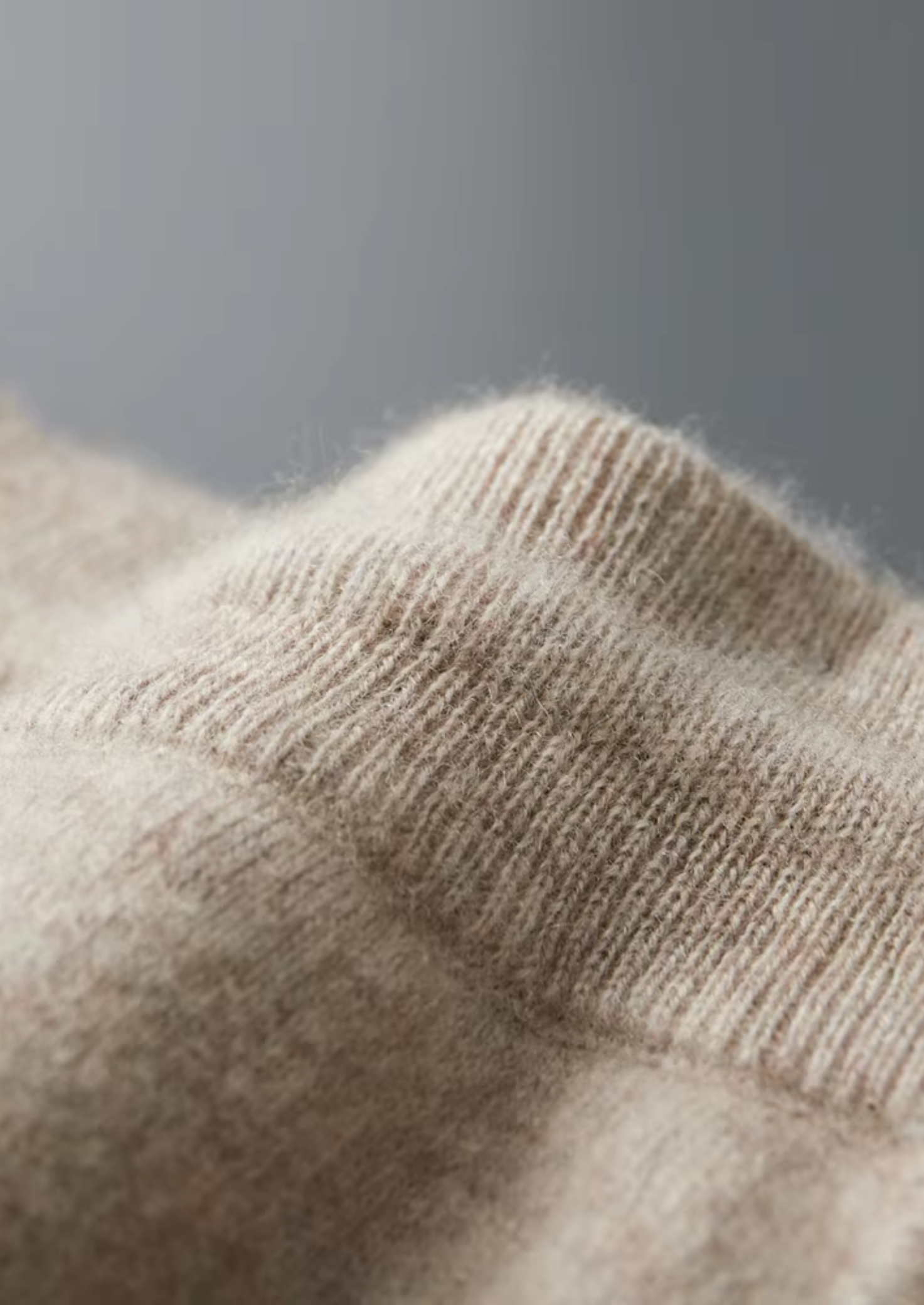 Pure Extra-Fine Merino Wool Sand Luzzo Set
