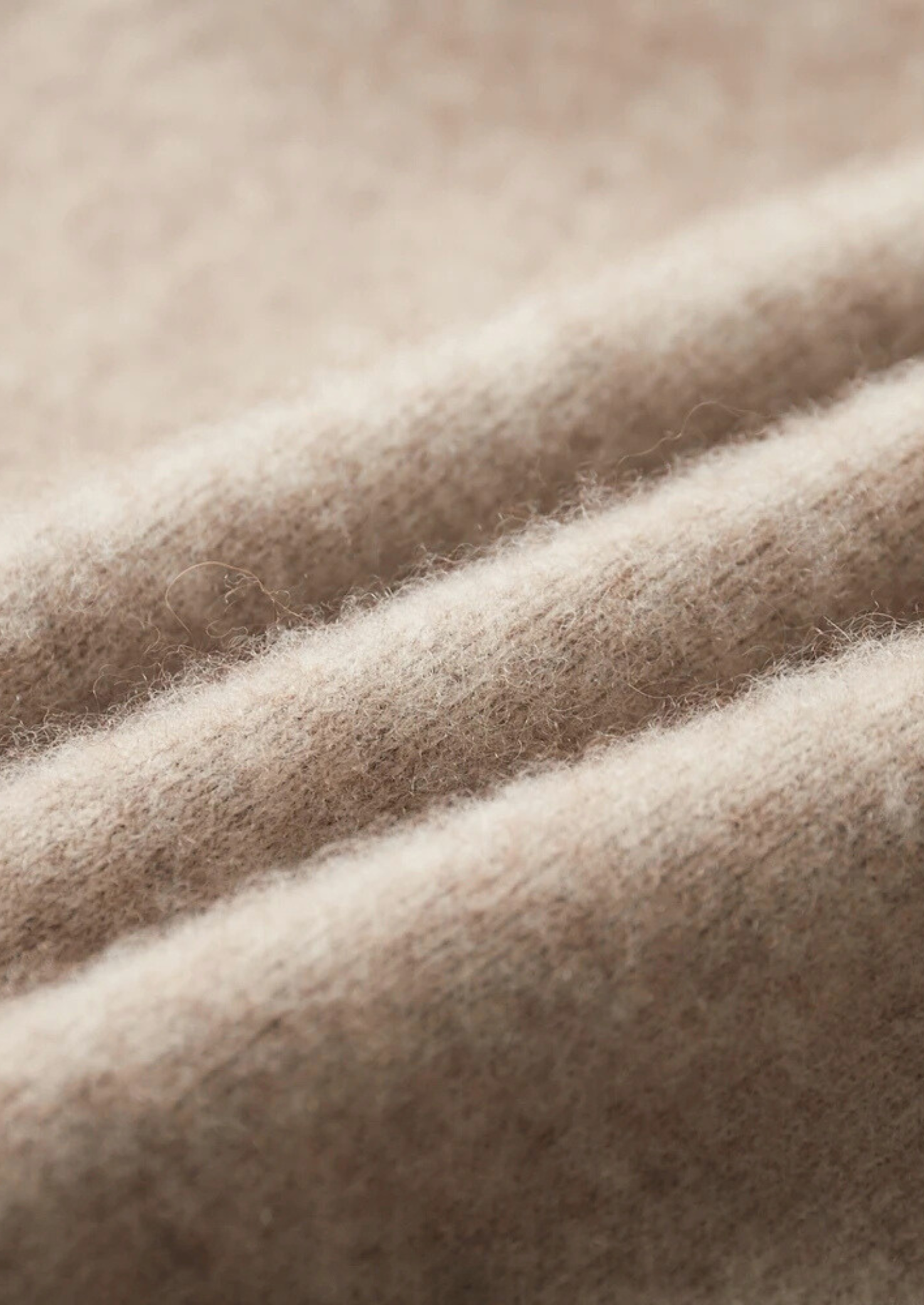 Premium Cashmere Two Tone Zip Cardigan