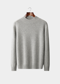 Pure Cashmere Mockneck Sweater