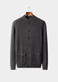 Pure Extra-Fine Merino Wool Button Cardigan