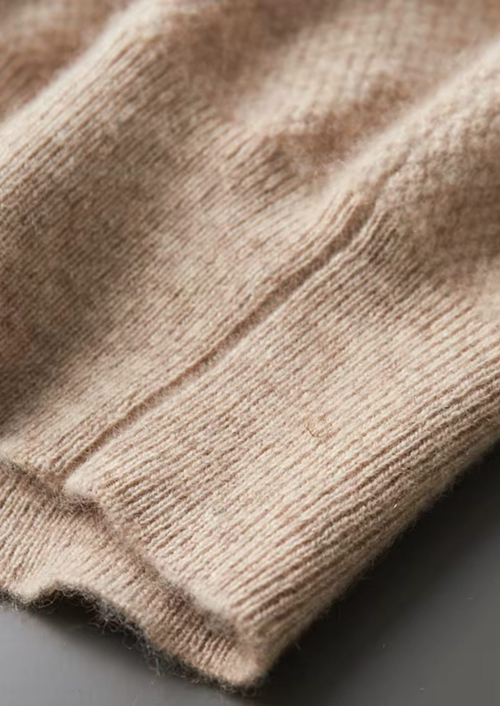 Premium Cashmere Classic Henley Sweater