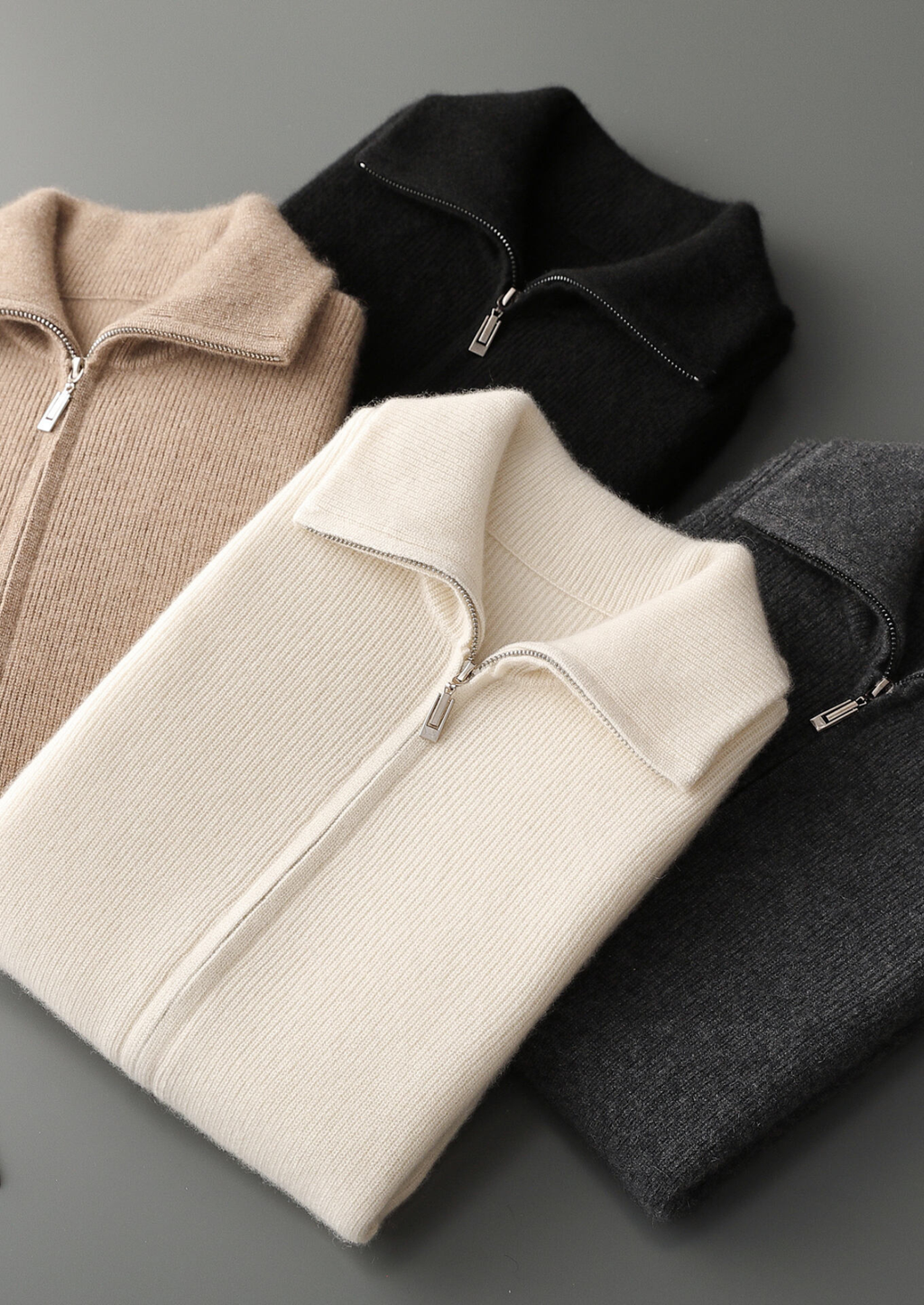 Pure Cashmere Dark Gray Body Warmer Vest