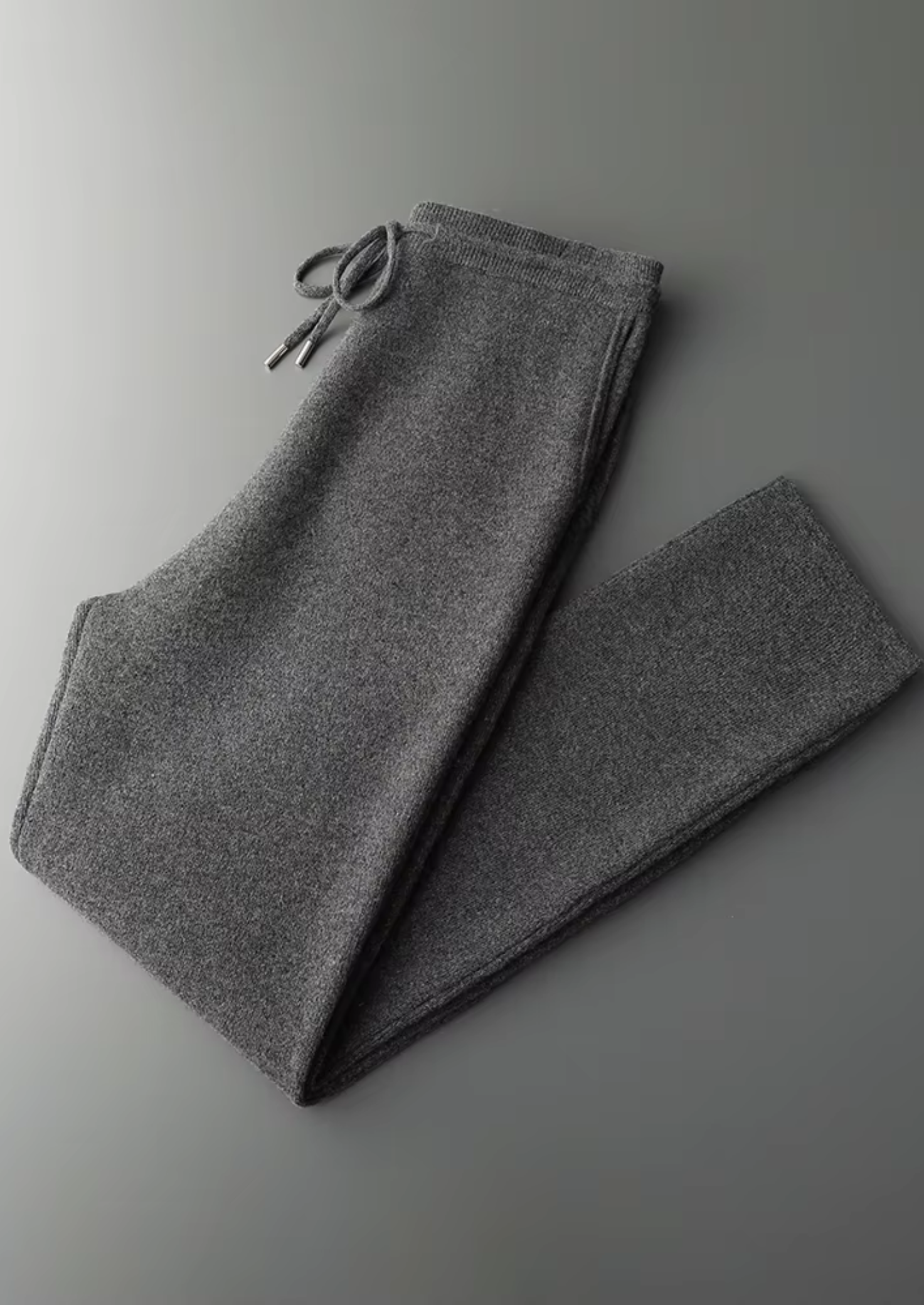 Pure Extra-Fine Merino Wool Dark Gray Arvo Set