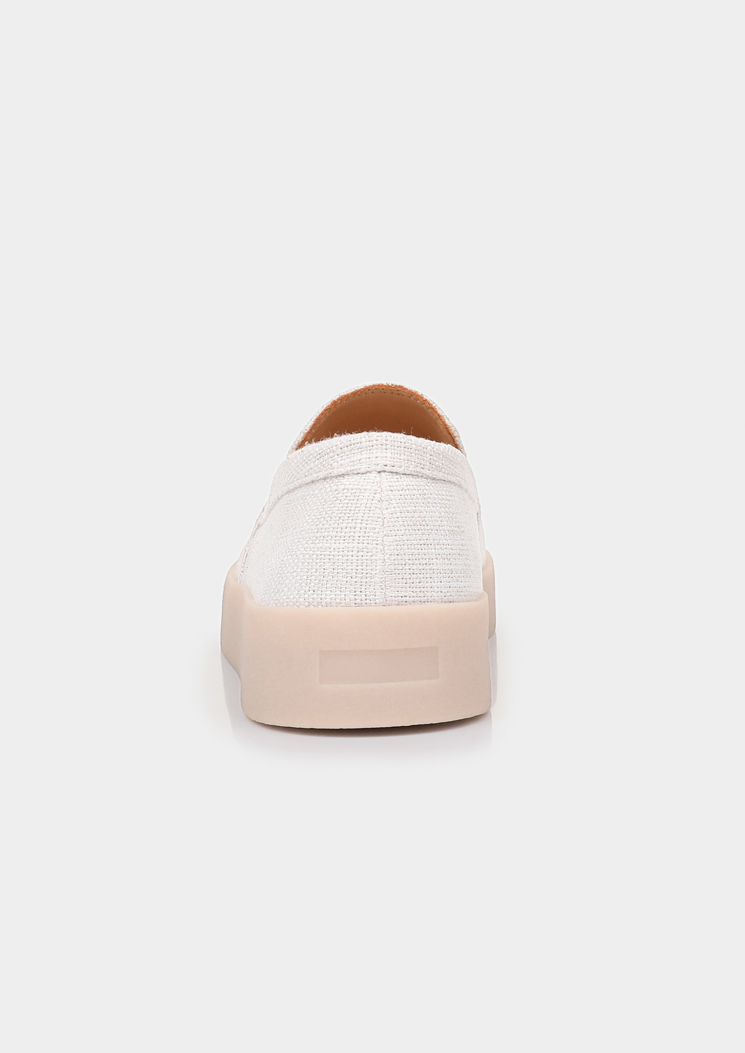 White Linen City Loafers